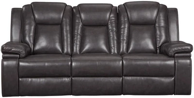 Ashley Garristown Gray Power Reclining Sofa USB duel 1 Touch Power Cord Hookups - Image 1 of 2