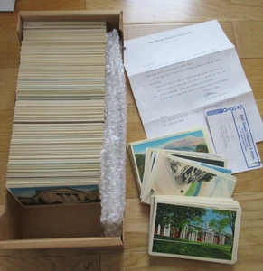 Lot of 800+ 1940s 1950s Linen Postcards Mint Unused Asheville Publishing Co - Picture 1 of 8
