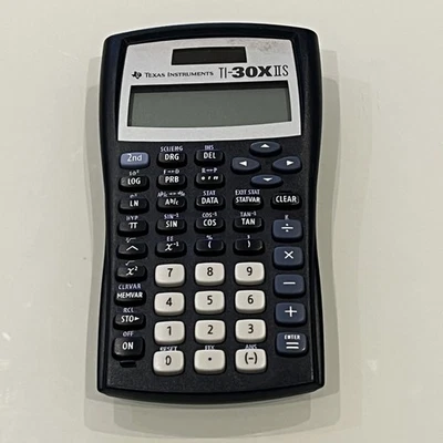Texas Instruments TI-30X IIS Scientific Calculator w/ Cover – Tested Works - Image 1 of 3