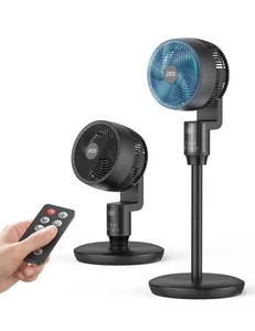 Fan for Bedroom, 70° Oscillating Standing Fans, Quiet Floor Fan, 100ft Pedest... - Picture 1 of 8