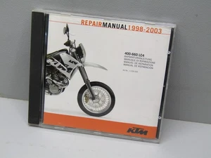 1998-2003 KTM 400-660 LC4 OEM REPAIR MANUAL DVD - Picture 1 of 2