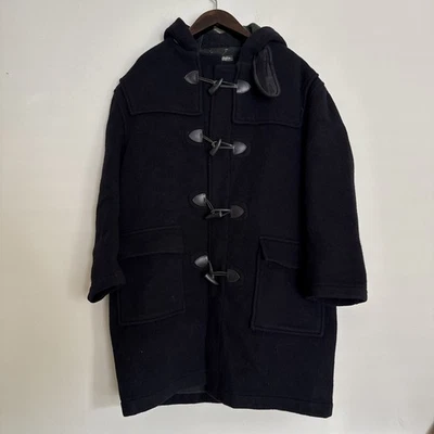 Brooks Brothers Button Coat Mens L Wool Nylon Blend Overcoat Formal Hood England - Image 1 of 4