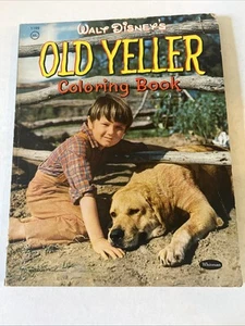 1957 OLD YELLER Coloring Book Walt Disney, Sa35 - Picture 1 of 8