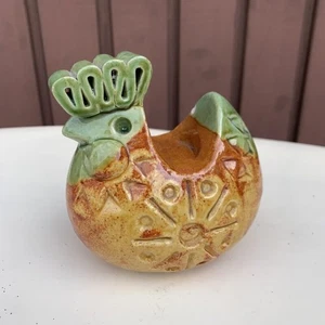 Figur Huhn Keramik Italy Henne Kerzenhalter? Italien vintage Midcentury Design  - Bild 1 von 8