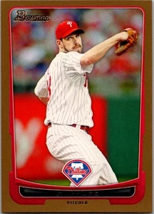 2012 Bowman - Cliff Lee #120 Gold Border - Picture 1 of 2