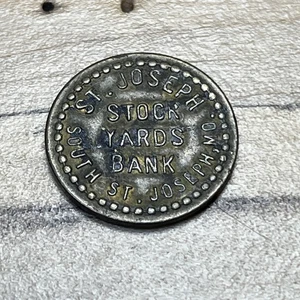 St. Joseph Stockyards Bank St. Joseph, Mo. Buono per 1€ di credito *C154 - Foto 1 di 2