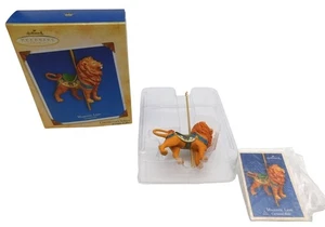 Hallmark Andenken Majestätischer Löwe Ornament mit Box 2004 Karussellfahrt - Bild 1 von 7
