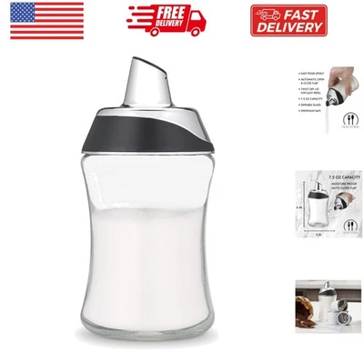 Dispensador de azúcar con tapa de boquilla para verter contenedor de azúcar coctelera accesorio de barra de café... Foto 1 de 4