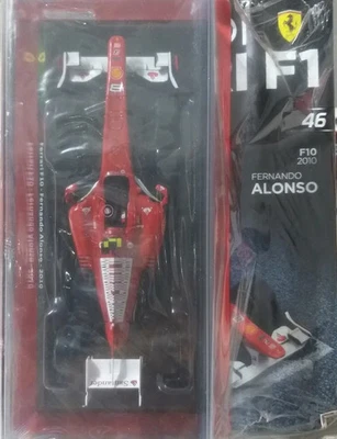 LE GRANDI FERRARI F1 Ferrari F10 di Fernando Alonso del 2010 in scala 1:24 - Immagine 1 di 4