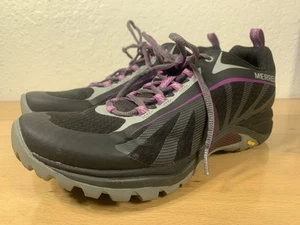 Merrell Siren Edge J35750 Black Purple Hiking Running Shoes Women's Size 9 - Picture 1 of 10