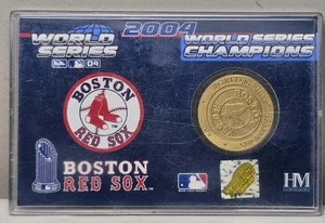 2004 Red Sox World Series Champs Solid Bronze Medallion Limited Edition  - Bild 1 von 5