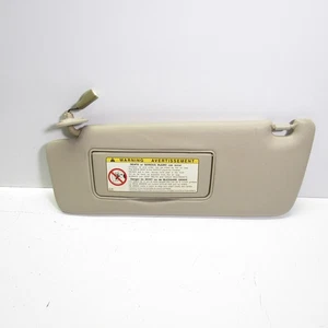 2001-2007 Toyota Highlander Sun Visor Driver Left LH Side Tan Beige Lighted - Picture 1 of 14