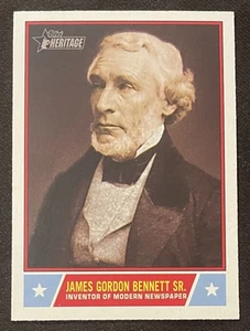 2025 Topps Heritage James Gordon Bennett Notable Americans #NS-79 - Picture 1 of 2