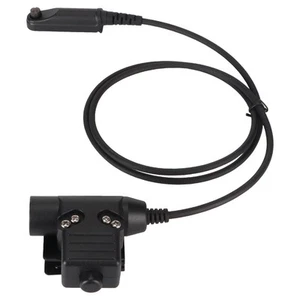 Kabel adaptera U94 PTT 35,4 cala Walkie Talkie Zestaw słuchawkowy Kabel złączny Pasuje do Ba FY - Zdjęcie 1 z 22