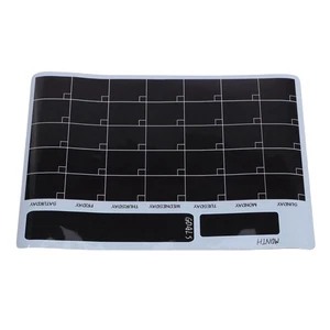 Magnet Dry Erase Fridge Calendar Wall Reusable PET Whiteboard Monthly Planner - Picture 1 of 12