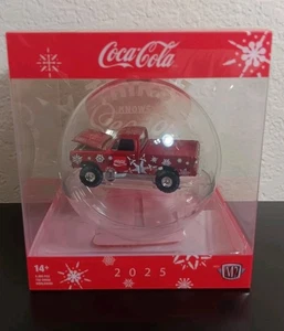 NEW 2025 M2 Machines Christmas Ornament Coca-Cola 1974 Dodge W200 Power Wagon - Picture 1 of 4