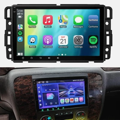 Radio de coche estéreo 2+64G Android 15 GPS navegación Wifi Carplay para GMC Acadia 2007-2012 Foto 1 de 4