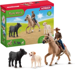 Farm World, Rodeo Toy for Kids, Western Riding Adventures with Cowboy, Rider, an - Picture 1 of 12