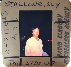 Original 35mm Transparency Slide Photo of Sylvester Stallone - Picture 1 of 2
