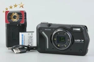 Used RICOH Ricoh WG 7 Black Waterproof Action Camera Low Shutter Count - Picture 1 of 10