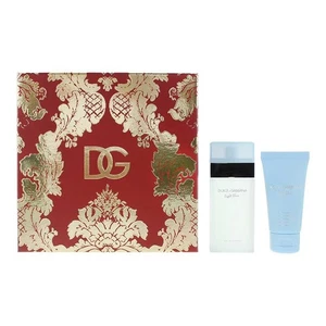 Dolce & Gabbana Light Blue Womens 50ml EDT & Body Cream 2 Piece Gift Set - Picture 1 of 1
