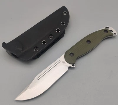 Kizer Messer Ursa Major AEB-L G10 Olive Green Fixed Blade Fahrtenmesser