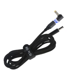 100W Magnetic Power Cable 5.5x2.5mm male for DC Connector 1.8m Cord - Picture 1 of 3