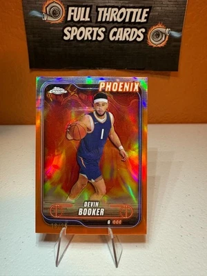 Refrator laranja 2024-25 Topps Chrome - Devin Booker 16/25 #164!!🏀💪🏀💥 - Imagem 1 de 2