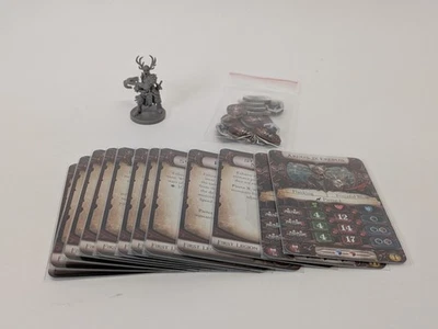 FFG Descent 2nd Edition Lieutenant Ardus Ix'Erebus KOMPLETT & SLEEVED Fantasy - Bild 1 von 4