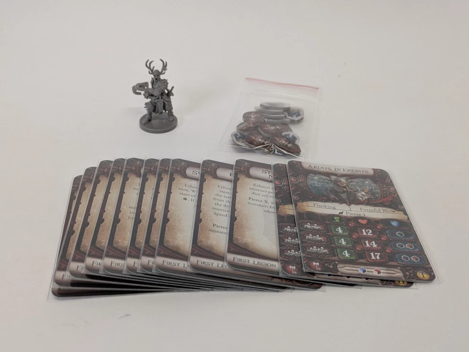 FFG Descent 2nd Edition Lieutenant Ardus Ix'Erebus KOMPLETT & SLEEVED Fantasy - Bild 1 von 4