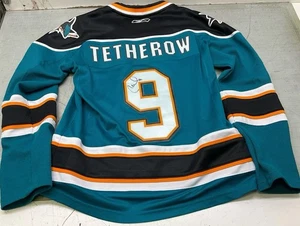 ✅ Autogramm San Jose Sharks Carter Tetherow Hockey Trikot Damen S 💯 - Bild 1 von 6
