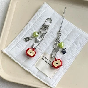 3D Fruit Bag Pendant Keychain Boho Bead Cellphone Lanyard CCD Camera - Photo 1 sur 8