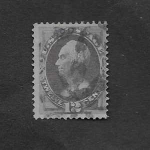 USA 1870 12c PURPLE HENRY CLAY VGU GIBBONS No.153 c£225+ - Bild 1 von 2