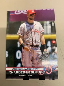 Charles Leblanc 2022 Jacksonville Jumbo Shrimp Team Card - Picture 1 of 1