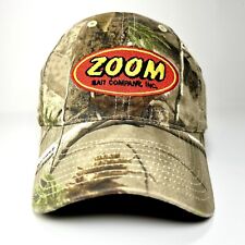 Zoom Bait® Fishing Ball Cap Hat Realtree® Full Camo Hunt Adjustable Cotton NEW