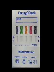 1st Class - 5 in 1 Drug Testing Kit (Cannabis, Cocaine, Speed, Heroin, MDMA)