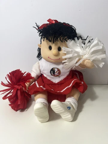 Vintage Gemmy Florida Seminoles NCAA Football Cheerleader Plush Toy Sings Dance Cover