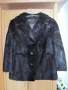 Echte Pelzjacke schwarzbraun, Gr. 34/36, von "Boutique Pelz C&A" - Bild 1 von 17