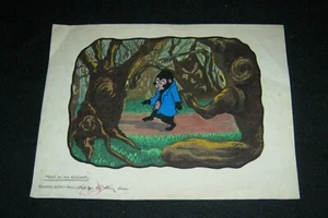 Orignl WILLOW IN THE WOODS TIMOTHY MOLE Hand Painted Animated Art By ROUGH ROLES - Picture 1 of 1