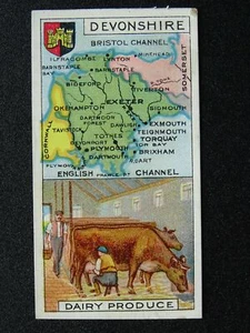 Condados de DEBSHIRE y sus industrias (sin numerar) por jugadores 1914 - Imagen 1 de 1