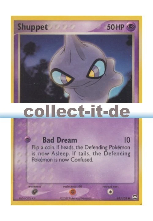 Pokemon EX Power Keepers - 61/108 - Shuppet - ENGLISCH - Bild 1 von 1