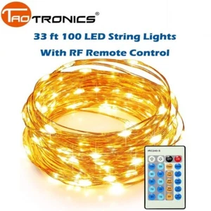 TaoTronics 33ft 100 LED String Lights TT-SL036 Dimmable with Remote LED10 - Picture 1 of 10