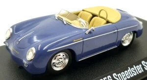 Greenlight 1/43 Scale 86598 - 1958 Porsche 356 Speedster Super - Blue - Picture 1 of 5