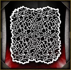 Rippler Airbrush Stencil Template Airsick - Picture 1 of 1
