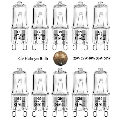 G9 Halogen Bulb Warm White 25W 28W 40W 50W 60W LED Bulb Filament Lamp Replace - Image 1 of 4