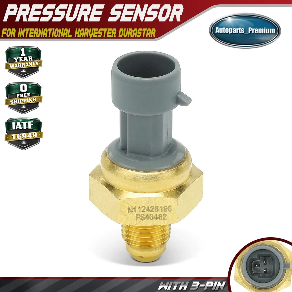 Sensor de contrapresión de escape para International Harvester Durastar IC Corporation Foto 1 de 4