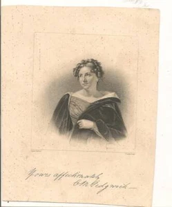 Vintage Print; Young Woman in Grecian Pose - Picture 1 of 1