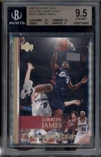 2007-08 Upper Deck Electric Court Gold #192 Lebron James BGS 9.5