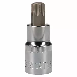 Toma de accionamiento Torx Star T55 x 55 mm 1/2" macho T-Star Cr-V acero AU638 - Imagen 1 de 3