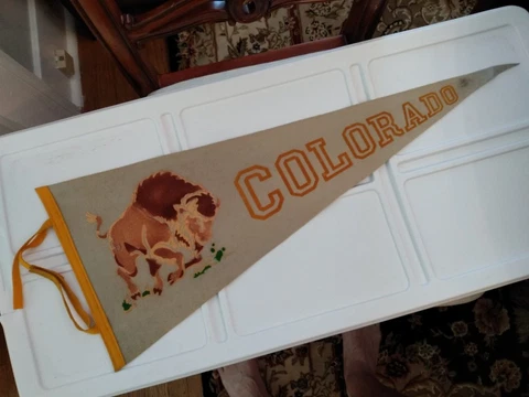 Colorado Buffaloes Pennant, 11.5 x 29.5" Cover
